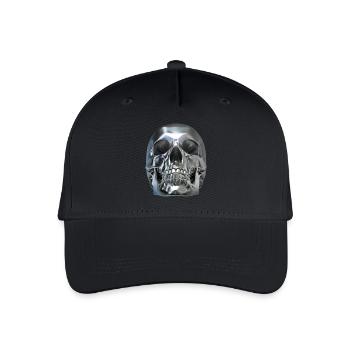 Crâne platine - Casquette de baseball bio Enfant - noir - Devant