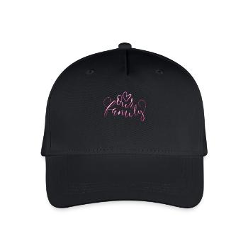 Our Family - Casquette de baseball bio Enfant - noir - Devant