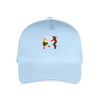 Line Dance - Organic Kids’ Baseball Cap - light blue - Front