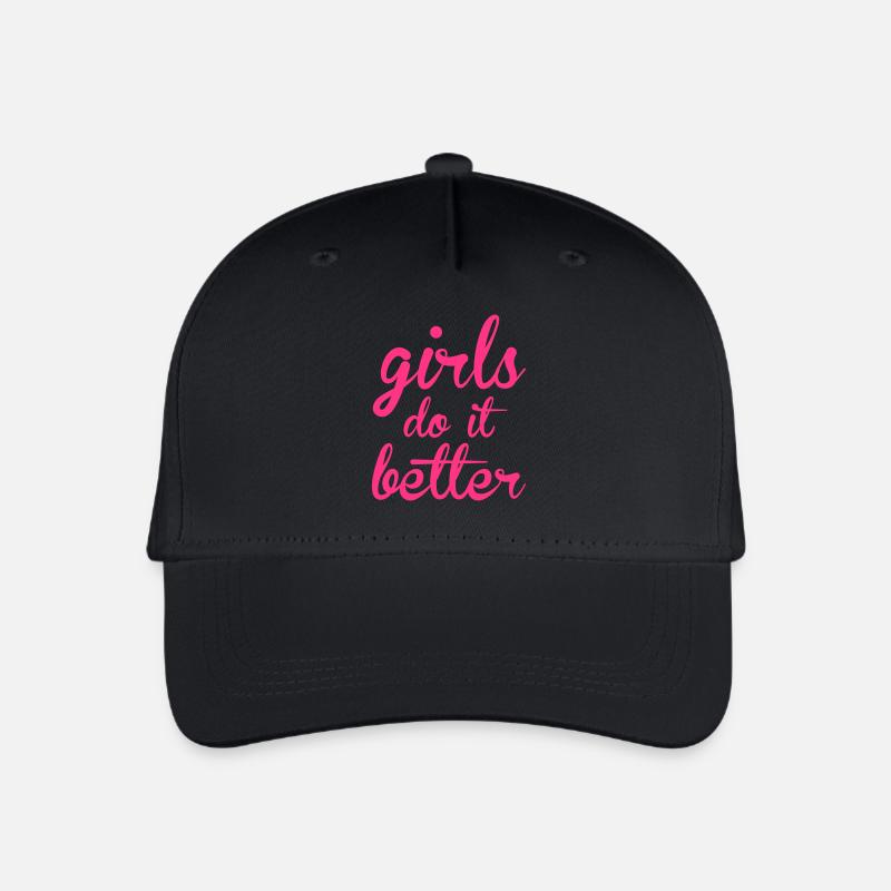 Girls - Kinder Bio Basecap - Schwarz