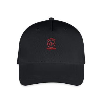 MUTE-DÄMPFER - Kinder Bio Basecap - Schwarz - Vorne