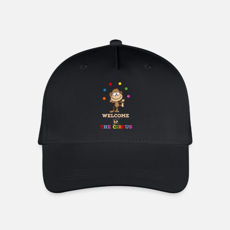 Zirkus - Kinder Bio Basecap - Schwarz