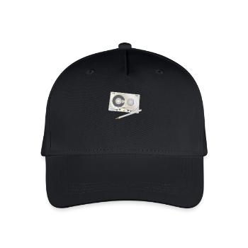 Cassette Tape Pencil Mixtape - Organic Kids’ Baseball Cap - black - Front