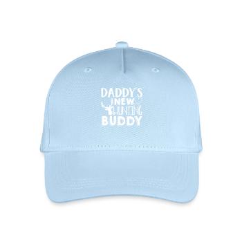 Vatertag Papas neuer Jagdfreund - Kinder Bio Basecap - Hellblau - Vorne