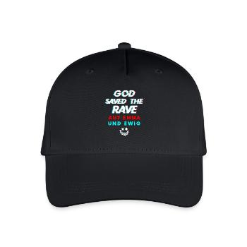 Raver - Kinder Bio Basecap - Schwarz - Vorne