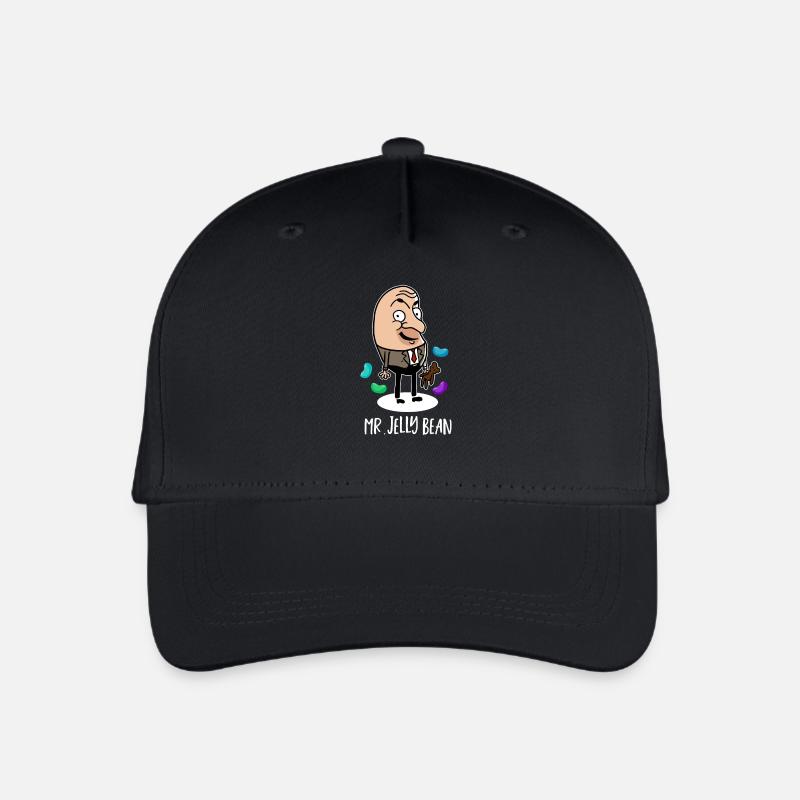 Mr. Jelly Bean Englischer Humor Geschenk Bonbons - Kinder Bio Basecap - Schwarz