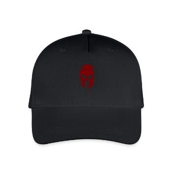 300 Spartaner Helm - Kinder Bio Basecap - Schwarz - Vorne