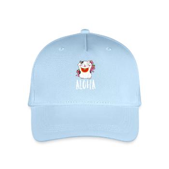 Chat agitant - Casquette de baseball bio Enfant - bleu clair - Devant