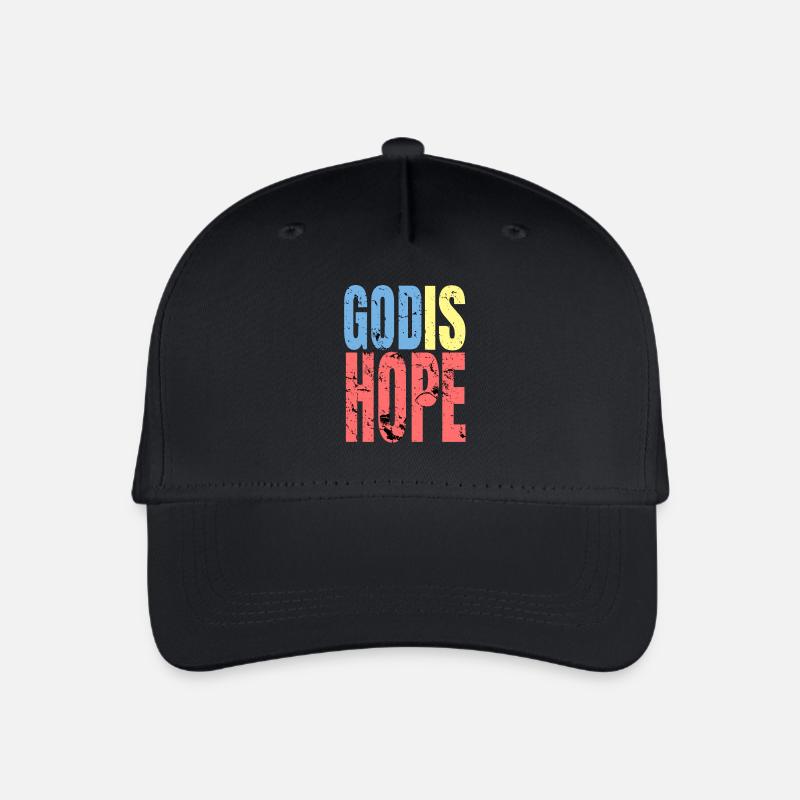 God Hope - Kinder Bio Basecap - Schwarz
