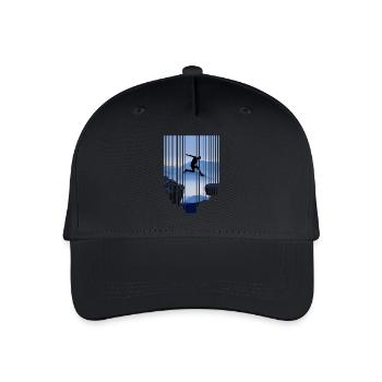 Parkour Jump - Organic Kids’ Baseball Cap - black - Front