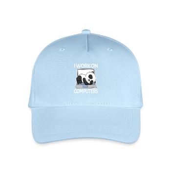 Computer nerd programmer mens gift - Organic Kids’ Baseball Cap - light blue - Front