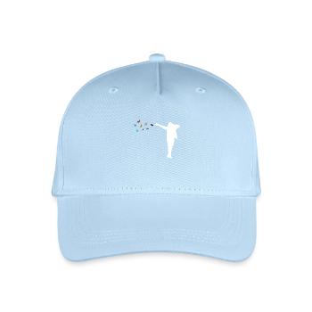 Pop Music Look At These Colorful Butterflies I - Organic Kids’ Baseball Cap - light blue - Front