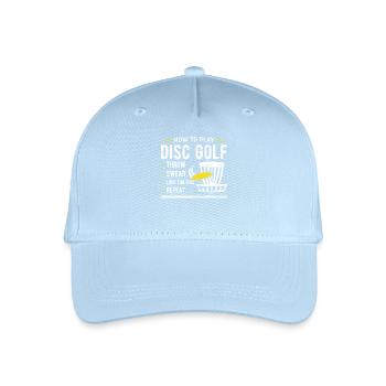 Disc Golf - Casquette de baseball bio Enfant - bleu clair - Devant