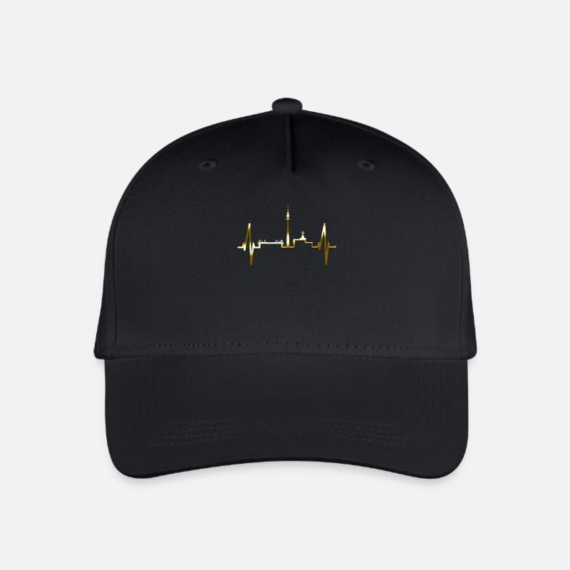 Dortmund Skyline Ruhrpott Schwarz Gelb Stadion Fan - Kinder Bio Basecap - Schwarz