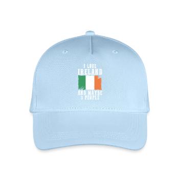 Ireland flag Irish Irish funny sayings - Organic Kids’ Baseball Cap - light blue - Front