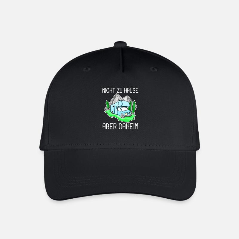 Wohnmobil Blau - Kinder Bio Basecap - Schwarz