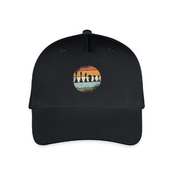 Schach Geschenk - Kinder Bio Basecap - Schwarz - Vorne