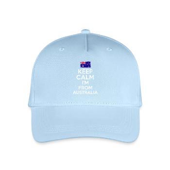 Australia Keep Calm - Kinder Bio Basecap - Hellblau - Vorne