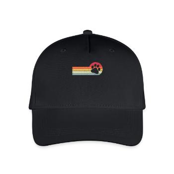 Hundepfote - Kinder Bio Basecap - Schwarz - Vorne