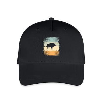 Sanglier - Casquette de baseball bio Enfant - noir - Devant