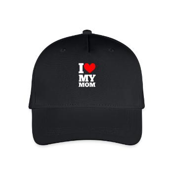 I love my Mom - Kinder Bio Basecap - Schwarz - Vorne