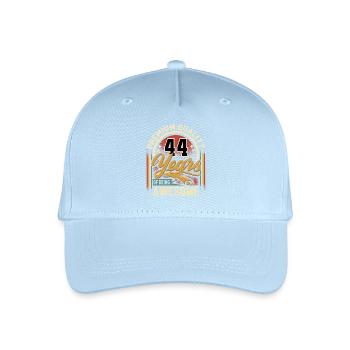44th birthday 44 years vintage retro - Organic Kids’ Baseball Cap - light blue - Front