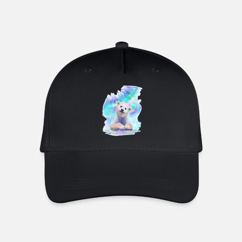 Eisbär - Kinder Bio Basecap - Schwarz