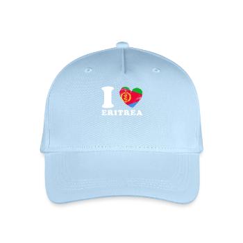 Ich liebe Eritrea - Kinder Bio Basecap - Hellblau - Vorne