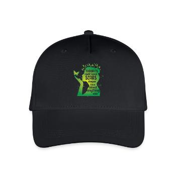 Mental Health Thoughts Could Leave Scars - Organic Kids’ Baseball Cap - black - Front