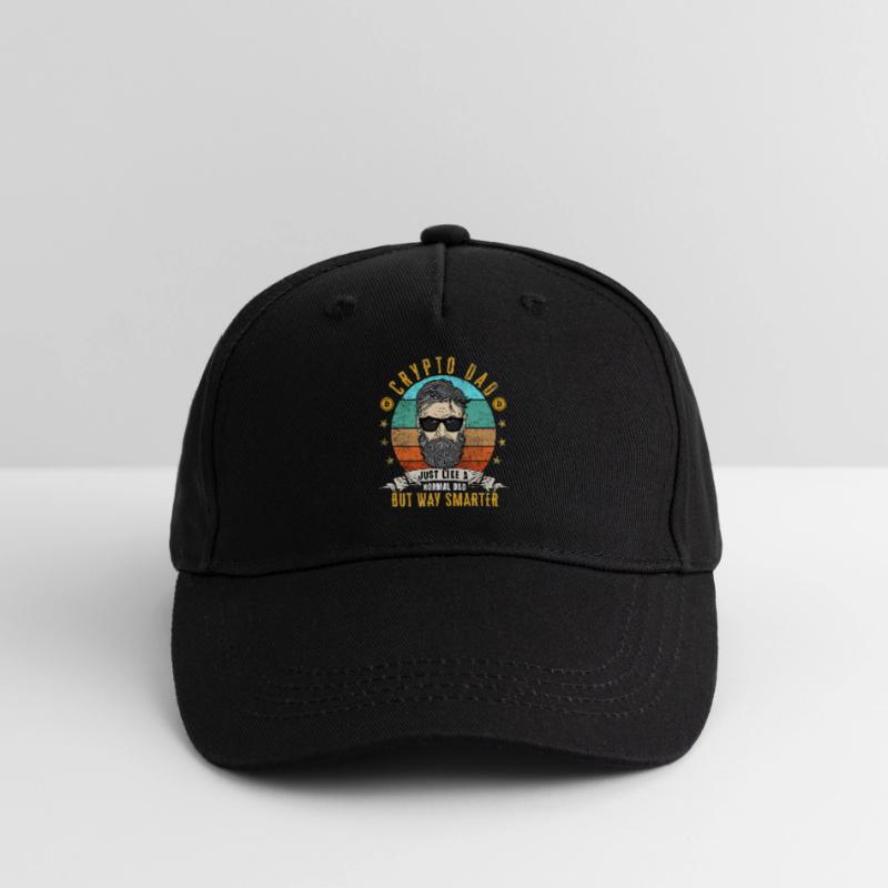 Bitcoin Crypto Dad wie ein normaler Dad Kinder Bio Basecap