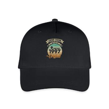 1997 Anniversaire Retro Orginal - Casquette de baseball bio Enfant - noir - Devant