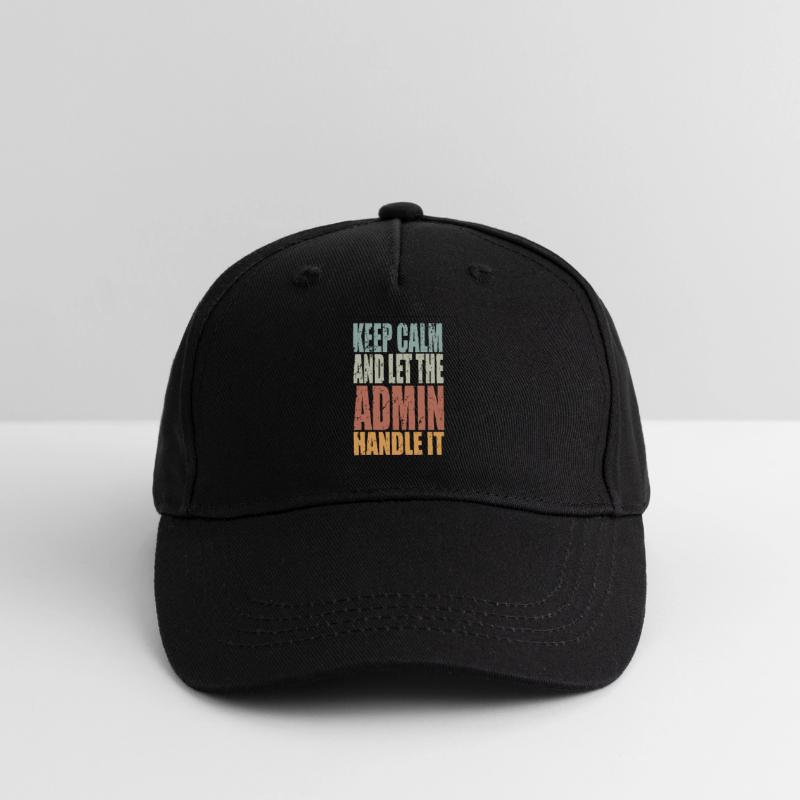 Keep Calm Admin Spruch Admin Geschenk Kinder Bio Basecap