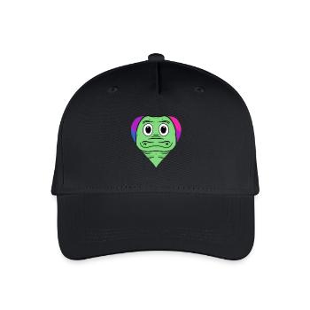 Cadeau crocodile bisexuel - Casquette de baseball bio Enfant - noir - Devant