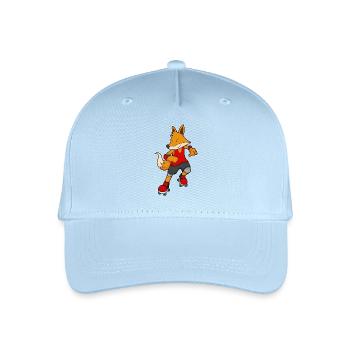 Fuchs Rollschuhfahren Rollschuhe - Kinder Bio Basecap - Hellblau - Vorne