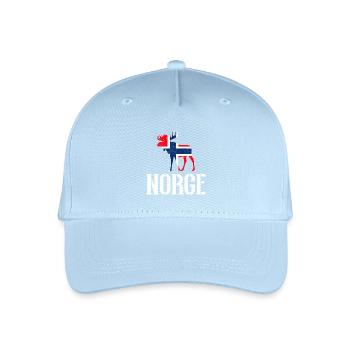 Norwegen - Kinder Bio Basecap - Hellblau - Vorne