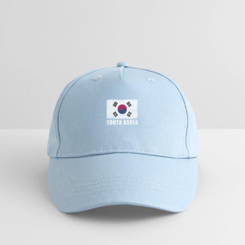 Drapeau de la Corée du Sud Grunge Drapeau de la Corée du Sud Casquette de baseball bio Enfant