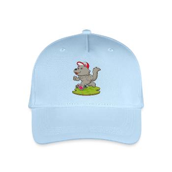Dog Jogger Jogging Sport - Organic Kids’ Baseball Cap - light blue - Front