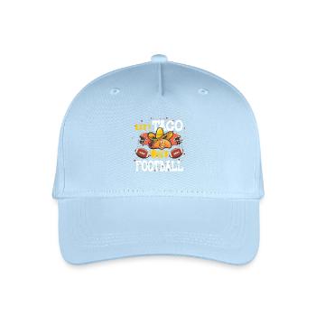 Taco Bout Football Match Day - Organic Kids’ Baseball Cap - light blue - Front