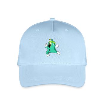 Alien Jogger Jogging Sport - Organic Kids’ Baseball Cap - light blue - Front