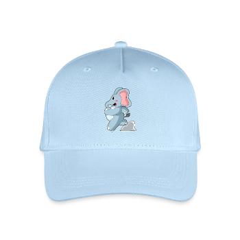 Elephant Jogger Jogging Sport - Organic Kids’ Baseball Cap - light blue - Front