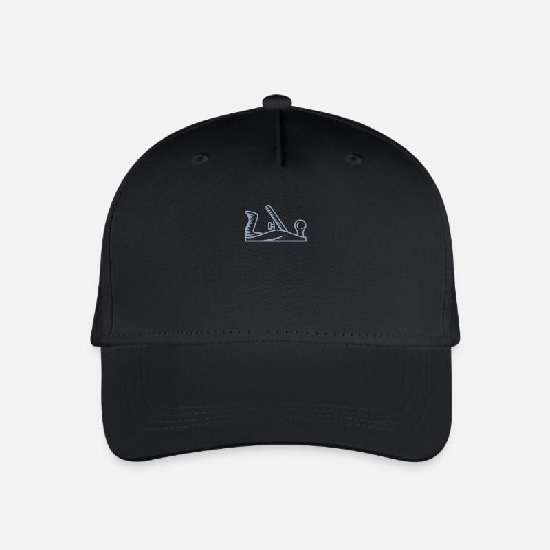 Hobel Design Schreiner Tischler - Kinder Bio Basecap - Schwarz