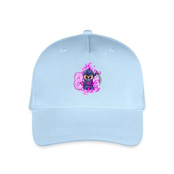 8th Birthday Girl 8 Years Old Ninja - Organic Kids’ Baseball Cap - light blue - Front