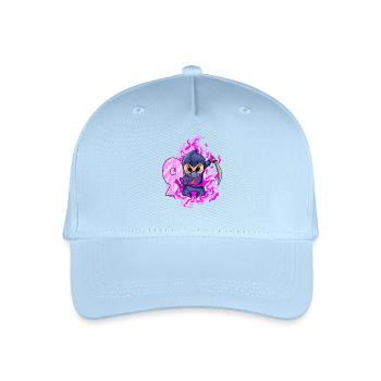 9th Birthday Girl 9 years old Ninja - Organic Kids’ Baseball Cap - light blue - Front