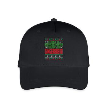 Designer Christmas Saying - Organic Kids’ Baseball Cap - black - Front