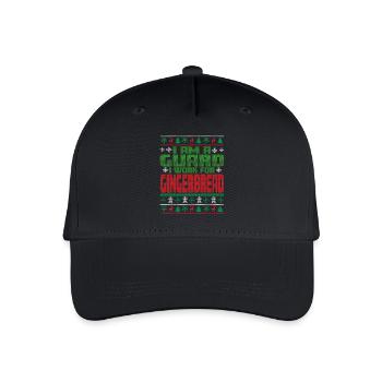 Security guard Christmas saying - Organic Kids’ Baseball Cap - black - Front