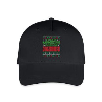 Citation de Noël du gestionnaire - Casquette de baseball bio Enfant - noir - Devant