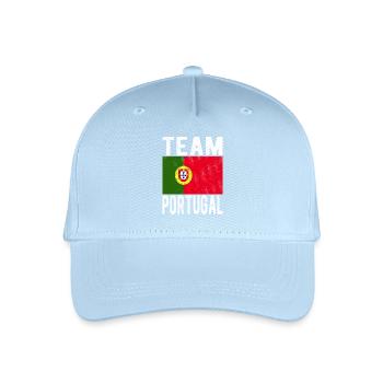 Drapeau du Portugal - Casquette de baseball bio Enfant - bleu clair - Devant