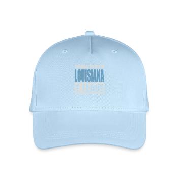 Louisiana Meme - Organic Kids’ Baseball Cap - light blue - Front