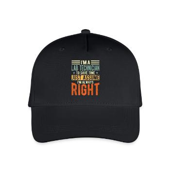Technicien de laboratoire - Casquette de baseball bio Enfant - noir - Devant