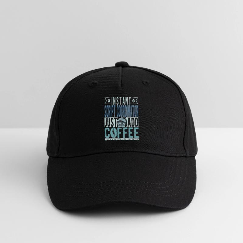 Café du coordinateur de script disant Casquette de baseball bio Enfant